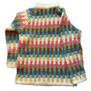 Vintage Pendleton Wool Sweater – Shaggy Textured Knit, Cozy & Rare